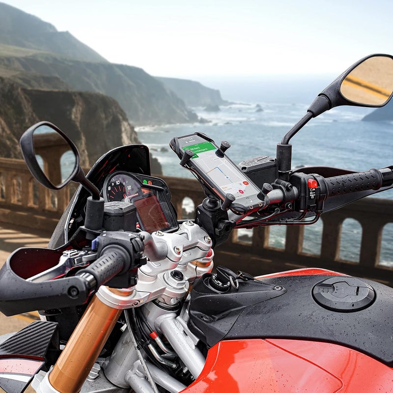 RAM Mounts X-Grip Large Phone Mount with RAM Snap-Link Tough-Claw RAM-HOL-UN10-400U for Motorcycle, ATV/UTV, Bike - Image 4